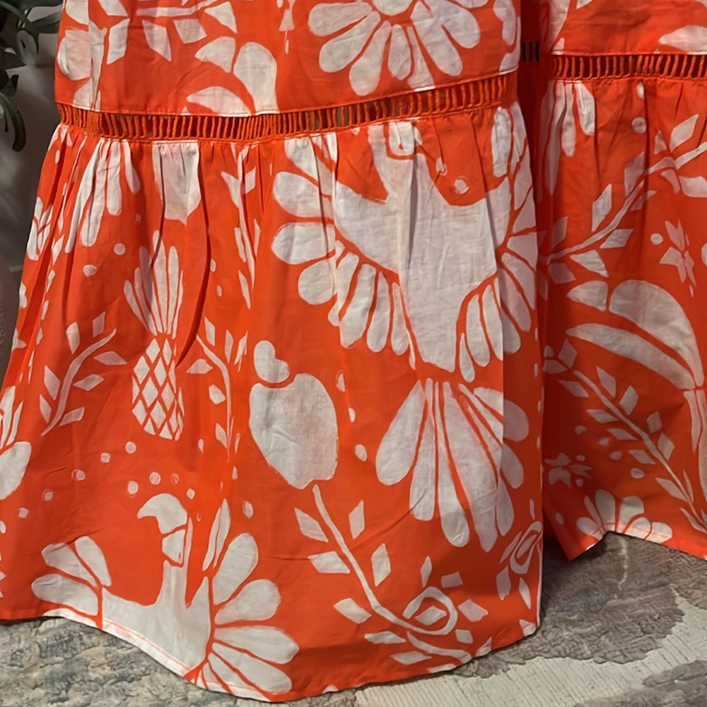 FARM Rio Vibrant Orange Floral Maxi Dress - Picture 6 of 15